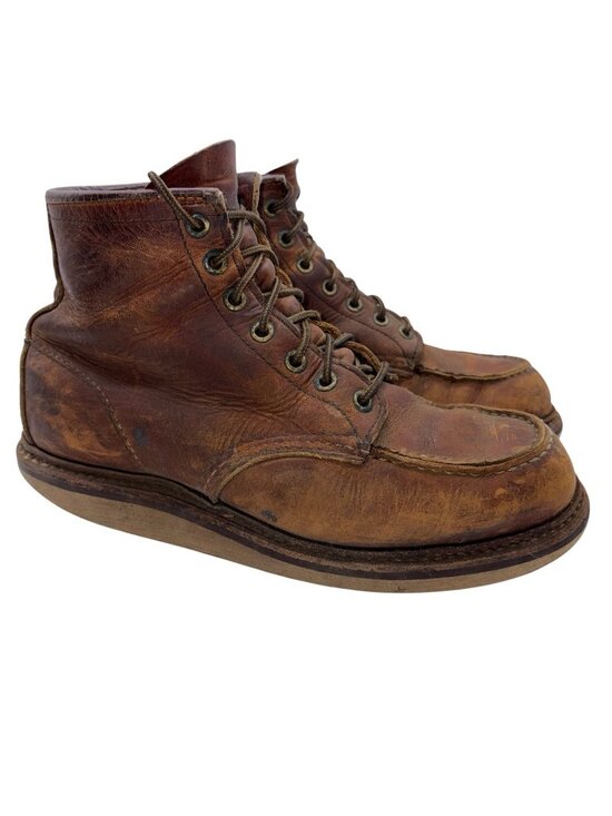 Red Wing Classic 6 inch Moc Toe Work Boot 1907 Copper  USA Men’s Size Sz 7D main image 4